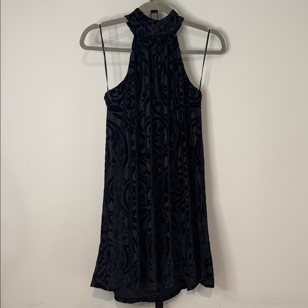 Francesca’s Black Halter Dress Size XS Extra Small New NWT